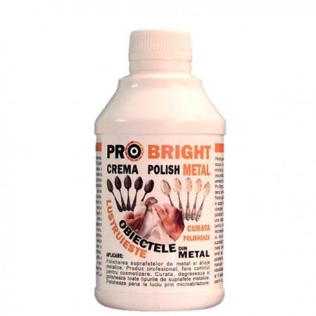CREMA POLISH METAL 250 GR PRO BRIGHT