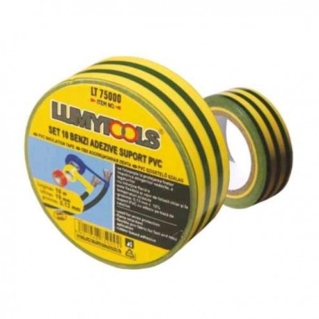 SET 10 BENZI ADEZIVE PVC 10 X 19 MM LT 75000