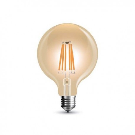 BEC LED G125 E27 REG 8WFILAMENT 2200K ALB CALD SKU 7155