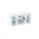 FISA 1 X SCHUKO + 2 X EURO EL-ADAPT03-W