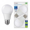 SET 2 BECURI LED A60 E27 11W ALB RECE SKU-7299