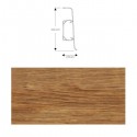 PLINTA PVC ESQUERO - STEJAR ROSU 608