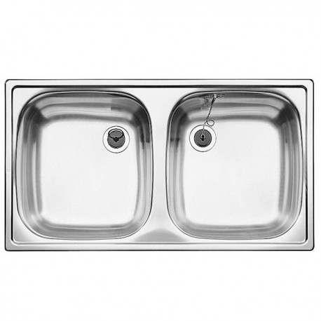 CHIUVETA INOX BLANCOTOP ED 8X4 GL