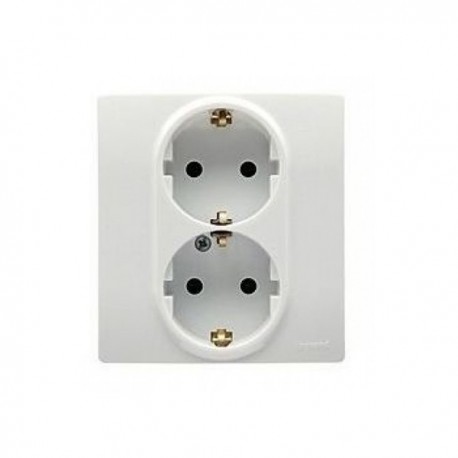 PRIZA SCHUKO 2 X 2 P + T ALBA 664544