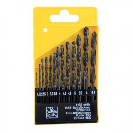 BURGHIE METAL HSS SET 13 BUC D 1,5 - 6,6 MM 151873