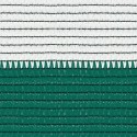 PLASA UMBRIRE 2 X 10 M VERDE-ALB 240973 VSH