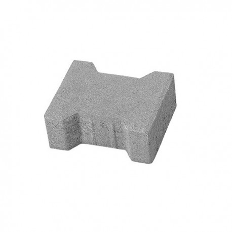 ELIS PAVELE DUBLU T - T1 - GRI - 20 X 16.5 X 6 CM