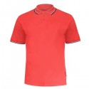 TRICOU BUMBAC POLO SUBTIRE - GRI / ROSU - M/L/XL/2XL/3XL