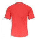 TRICOU BUMBAC POLO SUBTIRE - GRI / ROSU - M/L/XL/2XL/3XL