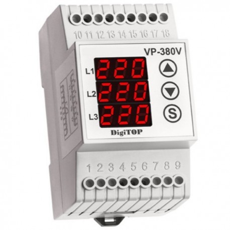 RELEU PROTECTIE TENSIUNE TRIFAZAT VP 380 V 1027580