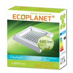 LED PANEL PATRAT 6W 6500K ECO 0085