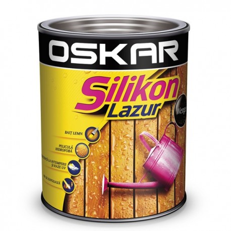 LAZURA PENTRU LEMN OSKAR SILIKON LAZUR INTERIOR/EXTERIOR 0.75 L - PIN