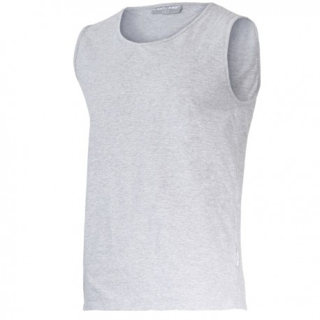 TRICOU BUMBAC FĂRĂ MÂNECI GRI - L L4022203