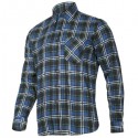 CAMASA FLANEL CU CAROURI ALBASTRA - XL LPKF3XL