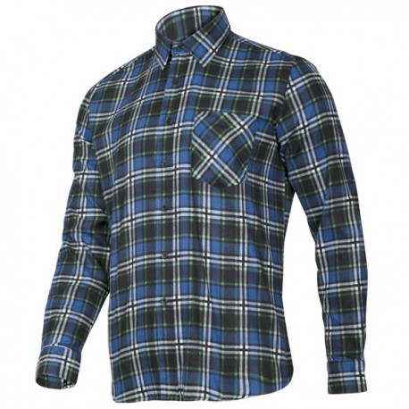 CAMASA FLANEL CU CAROURI ALBASTRA - XL LPKF3XL