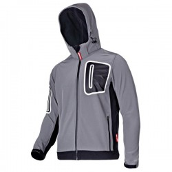 JACHETA ELASTICA CU GLUGA GRI - L LPKS2L