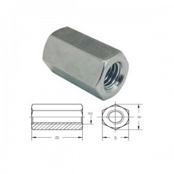 PIULITA HEXAGONALA DE CUPLARE - M18 X 54 MM DIN 6334 87080