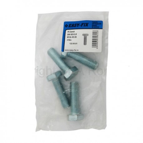 SURUB DIN933-5.8 M12X40 ZA4, 122608139615