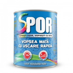 VOPSEA POLICOLOR SPOR 0.75 L - NEGRU MAT