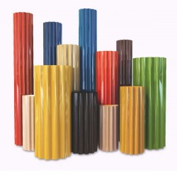 ROLA POLIESTER ARMATA CU FIBRA DE STICLA TIP ONDULATA - 1.5 M GALBEN