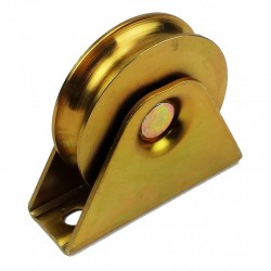 ROLA POARTA 60MM CU SUPORT CANAL U 14,5MM