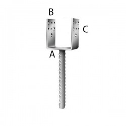 PAPUC REAZEM CU TIJA - 151 X 60 X 102 MM 103321