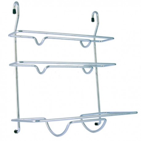 SUPORT TRIPLU CROMAT PENTRU ROLE - 325 X 180 X 360 MM 550.09