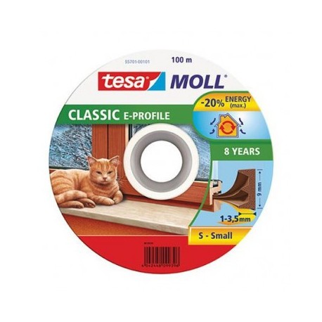 ROLA PROFIL ETANSARE TIP E 9MM/100M ALB