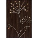 DECOR ZEBRANO BRAZ FLOWER 30X45CM