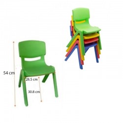 SCAUN PLASTIC COPII MA114 GALBEN