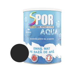 VOPSEA POLICOLOR SPOR AQUA 700 ML - NEGRU MAT