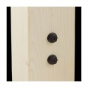 SURUB NEGRU PENTRU COLTARE DECORATIVE 12 BUCATI SDCS50 57621