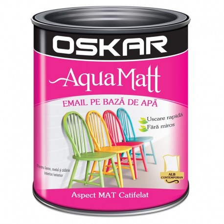 VOPSEA OSKAR AQUA MAT ALB CONTEMPORAN 2.5L