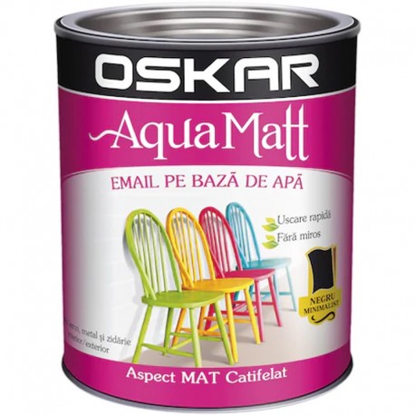 VOPSEA OSKAR AQUA MAT NEGRU MINIMALIST 2.5l