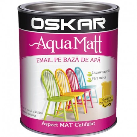 VOPSEA OSKAR AQUA MAT GALBEN PRET 2.5L