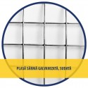PLASA SARMA ZINCATA SUDATA - 1.45 X 19 X 19 MM