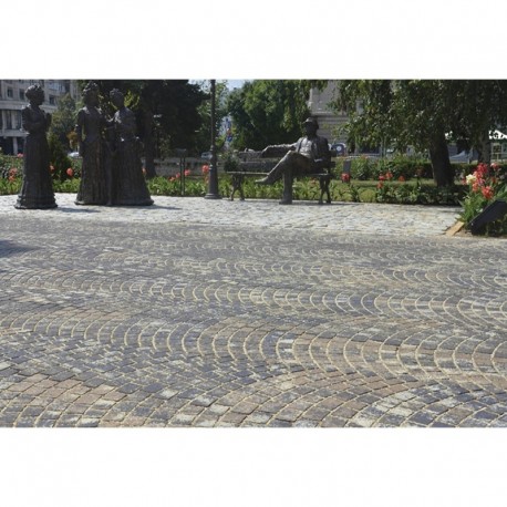 PAVELE ARTE ARC DE CERC COMBI 6 CM - GRI VULCANIC