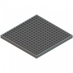 GRILA CAMIN PLUVIAL A15 550 X 550 MM ZINCAT 3520