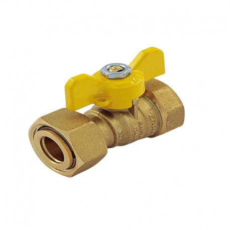 ROBINET GAZ 1/2 CU OLANDEZ FF TIEMME