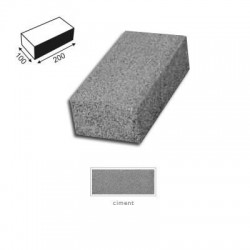 PAVAJ ELIS DREPTUNGHI D2 - GRI - 20 X 10 X 6 CM