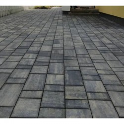 PAVELE RETTANGO KOMBI 6 GRI BAZALT - 30 X 20 X 6 CM (6 BUC) + 20 X 20 X 6 CM (12 BUC) + 20 X 10 X 6 CM (12 BUC)