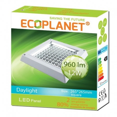 LED PANEL PATRAT 12 W 6500 K ECO 0086