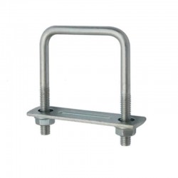 SET SURUB COLIER TIP U PATRAT CU PLACUTA SI PIULITA M6 X 55 MM 44510