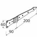 BALAMA POARTA ZABP 200 X 2.5 MM 7912