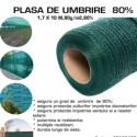 PLASA DE UMBRIRE DENSITATEA 80%