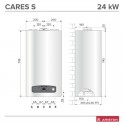 CENTRALA MURALA IN CONDENSARE ARISTON CARES S 24 KW