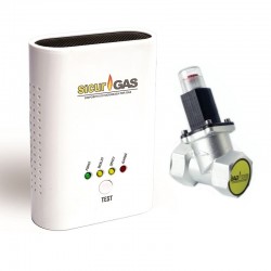 DETECTOR DE GAZ CU ELECTROVALVA SICURGAS - 1/2 INCH