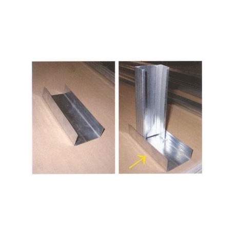 PROFIL METALIC GIPSCARTON UW 75 4 ML 0.6 MM