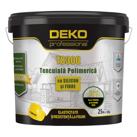 TENCUIALA DECORATIVA DEKO T8300 R25 25 KG