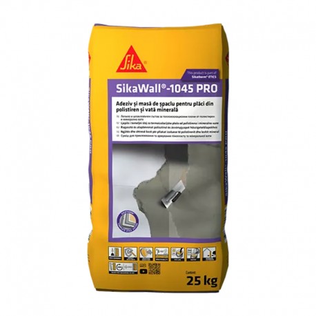 ADEZIV SIKA VATA WALL PRO 1045 25KG (48 BUC/PAL)